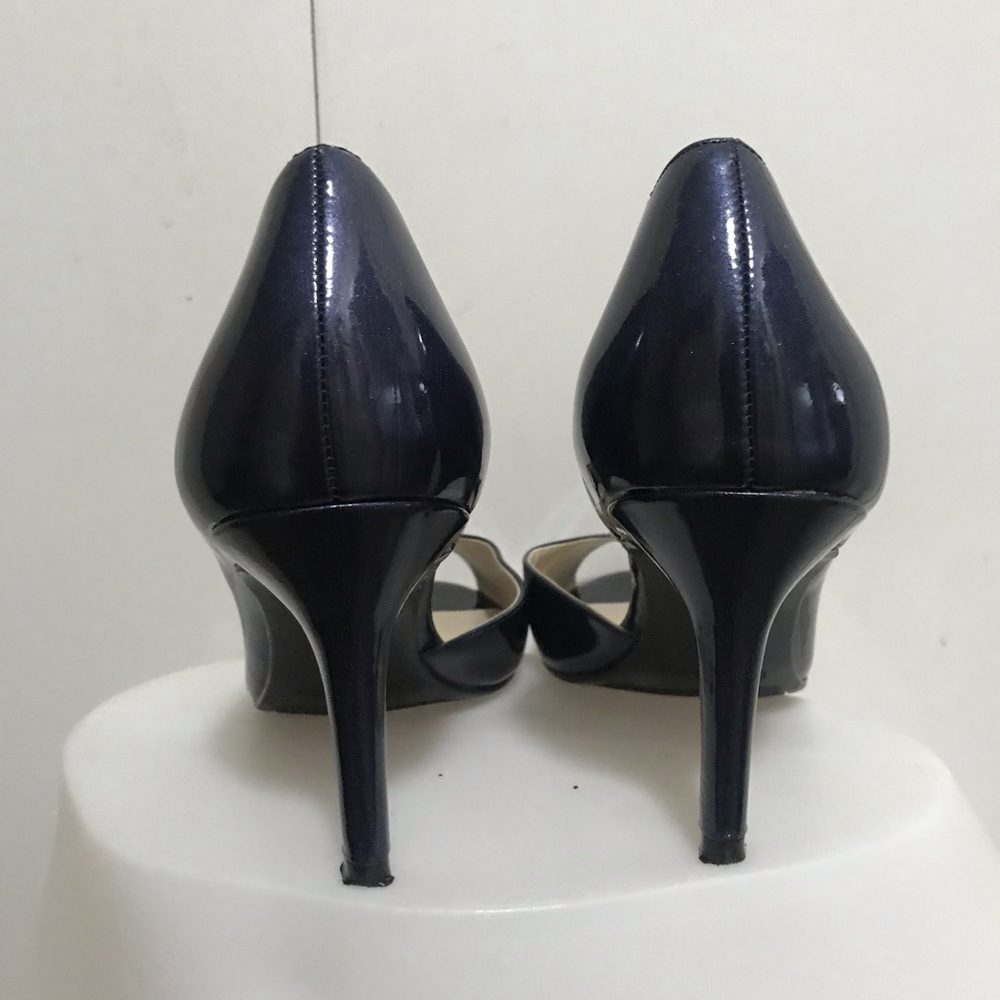 Kelly & Katie Blue Patent Open Toe Shoes Size 8 - Picture 2 of 8